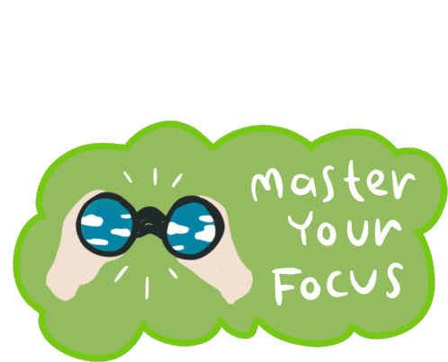 Kajian Hannah Jawab Dengan Tauhid Sticker - Kajian Hannah Jawab Dengan Tauhid Master Your Focus Stickers