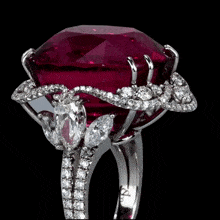 Jacob & Co Rubellite Diamond Ring GIF - Jacob & Co Rubellite Diamond Ring Diamond Ring GIFs