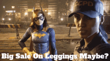 Gotham Knights Batgirl GIF - Gotham Knights Batgirl Big Sale On Leggings Maybe GIFs