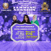 a poster advertises a jamming session on may 20th