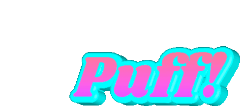 Puff Puffi Sticker - Puff Puffi Fucsia Stickers