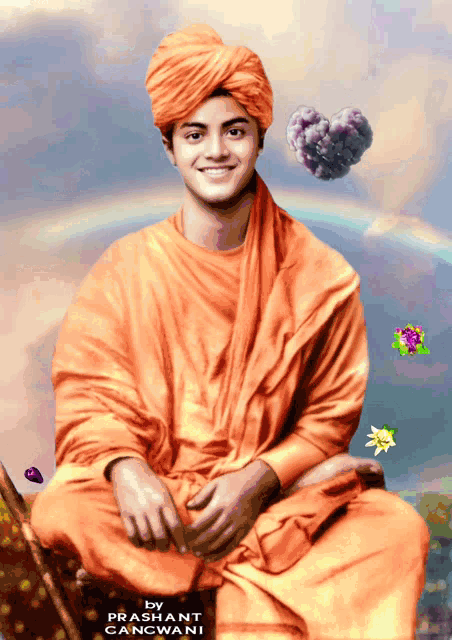 Swami Vivekananda GIF - Swami Vivekananda - Discover & Share GIFs