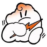 Moon Clud Sticker
