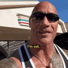 Im Out Dwayne Johnson GIF - Im Out Dwayne Johnson The Rock GIFs