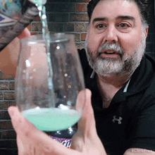 Pouring The Drink Chris Frezza GIF - Pouring The Drink Chris Frezza Look At This Drink GIFs