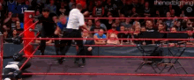 Brock Lesnar Throw Down GIF - Brock Lesnar Throw Down Curtis Axel GIFs