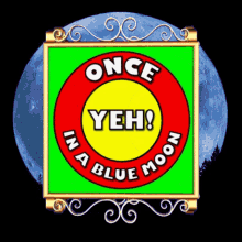 Once In A Blue Moon Very Occasionally GIF - Once In A Blue Moon Very Occasionally Occasionally GIFs