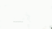 a man in a video game is surrounded by flames and says ninjastic ninja on the bottom