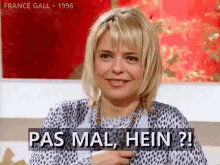 france gall pas mal not bad bien jou%C3%A9 well done