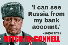 Mitch The Bitch I Can See Russia From My Bank Account GIF - Mitch The Bitch I Can See Russia From My Bank Account Moscow Mitich GIFs