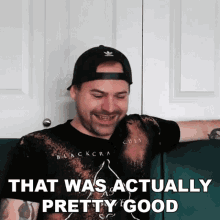 That Was Actually Pretty Good Jared Dines GIF - That Was Actually Pretty Good Jared Dines That Was Actually Quite Good GIFs