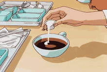 Anime Anime Gif GIF - Anime Anime Gif Coffee GIFs