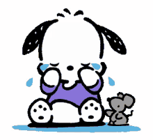 kawaii sad lonely cry sobbing