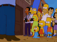 Tourist Taking Picture Of Floor GIF - Simpsons Camera Tourist GIFs