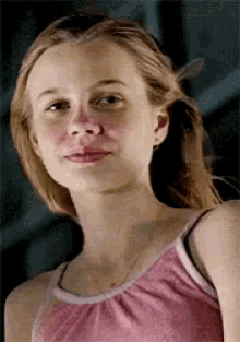Angourie Rice Pink Promise GIF - Angourie Rice Pink Promise Smile GIFs