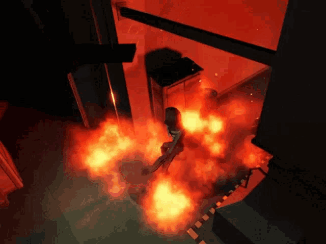 Figure Doors Figure GIF - Figure Doors Figure Fire - Discover & Share GIFs