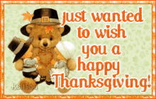 Happy Thanksgiving Thanksgiving GIF - Happy Thanksgiving Thanksgiving Bear GIFs
