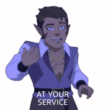 at your service scanlan shorthalt the legend of vox machina im here to help whatever you need