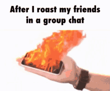 Group Chat Roast GIF - Group Chat Roast Burn GIFs