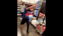 Walmart Crazy Fight GIF - Walmart Crazy Fight Chair Throw GIFs