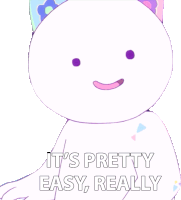 Its Pretty Easy Really Moully Sticker - Its Pretty Easy Really Moully Bee And Puppycat Stickers