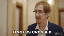 Fingers Crossed Andrew GIF - Fingers Crossed Andrew Love On The Spectrum GIFs