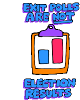 Exit Polls Election Results Sticker