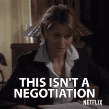 This Is Not Negotiation This Not A Talk GIF - This Is Not Negotiation This Not A Talk Head Shake GIFs