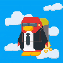 Club Penguin Jetpack Guy GIF - Club Penguin Jetpack Guy Jetpack GIFs