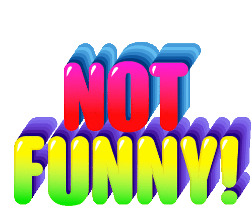 Not Funny Boo Sticker - Not Funny Boo Lame Stickers