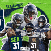 New Orleans Saints (31) Vs. Seattle Seahawks (31) Fourth Quarter GIF - Nfl National Football League Football League GIFs