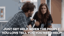 Station19 Carina Deluca GIF - Station19 Carina Deluca Just Get Help When The People You Love GIFs