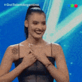 Muy Emocionada Got Talent Argentina GIF - Muy Emocionada Got Talent Argentina Programa 3 GIFs
