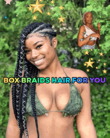 Box Braids Hair Extensions GIF - Box Braids Hair Extensions Virgin Hair GIFs