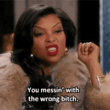 Empire Dont Mess With Me GIF - Empire Dont Mess With Me You Messin With The Wrong Bitch GIFs