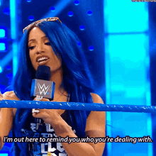 Sasha Banks Out Here To Remind You Who Youre Dealing With GIF