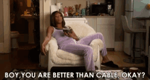 Better Than Cable Amusing GIF - Better Than Cable Amusing Entertaining GIFs