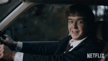 Driving Laughing GIF - Driving Laughing Staring At Each Other GIFs