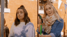 Love In Whitbrooke Brittany Bristow GIF - Love In Whitbrooke Brittany Bristow Spraying With A Water Hose GIFs