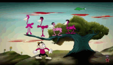 Flamingo Dancing GIF - Flamingo Dancing La Vida Boheme GIFs