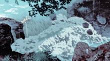 Background Waterfall GIF - Background Waterfall Anime GIFs