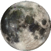 a full moon with a white background and a few stars