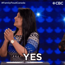 Yes Yasmeen GIF - Yes Yasmeen Family Feud Canada GIFs