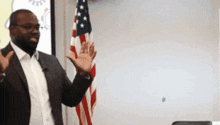 Michael W Allison Speaker Man GIF - Michael W Allison Speaker Man Hands Up GIFs