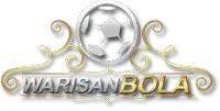 a logo for warisan bola with a soccer ball in the middle
