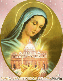 Madre De La Iglesia Virgin Mary GIF - Madre De La Iglesia Virgin Mary Sparkle GIFs