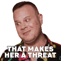 That Makes Her A Threat Nina West Sticker - That Makes Her A Threat Nina West Rupaul'S Drag Race All Stars Stickers