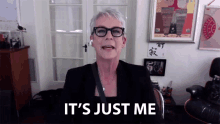 Its Just Me Jamie Lee Curtis GIF - Its Just Me Jamie Lee Curtis Lionsgate Live Stream GIFs