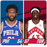 Philadelphia 76ers (54) Vs. Toronto Raptors (57) Third-fourth Period Break GIF - Nba Basketball Nba 2021 GIFs