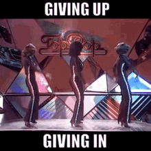 Three Degrees Giving Up Giving In GIF